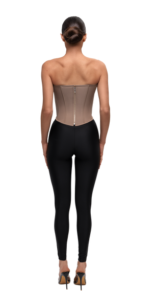 Beige corset top