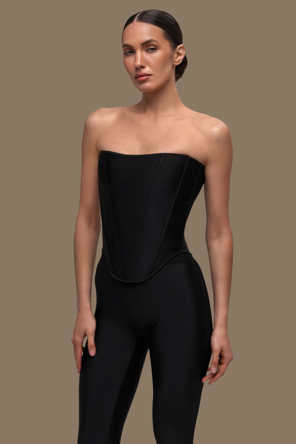 Black corset top