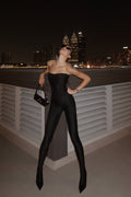 Black corset top