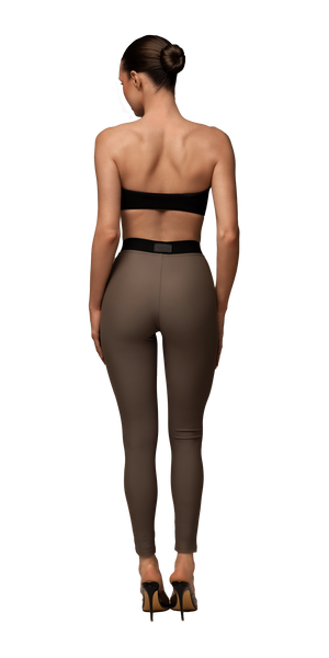 Cold nude leggings