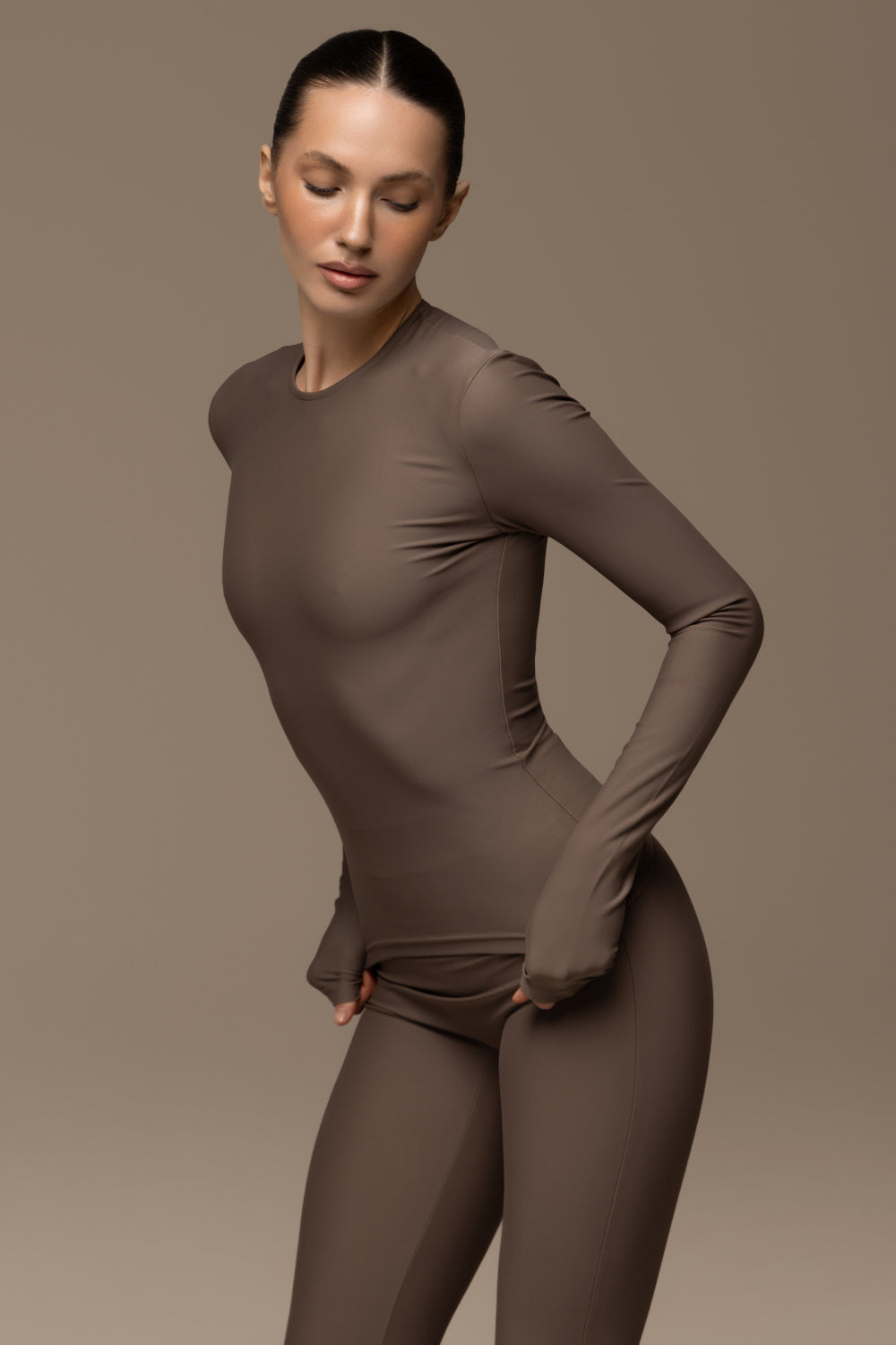 Cold nude long sleeve