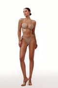 Extra tie bikini in nude