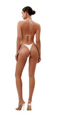 Extra tie bikini in milk