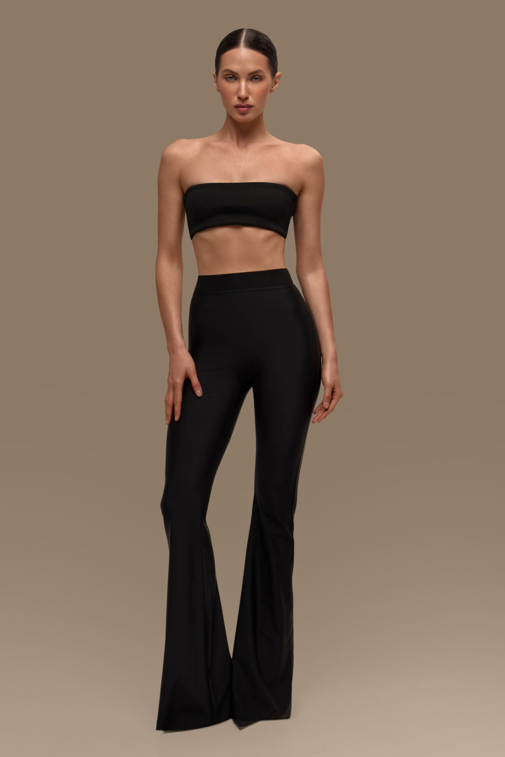 Flared pants space black
