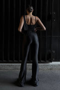 Flared pants space black