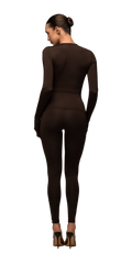 Matte brown long sleeve