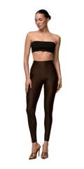Space brown leggings