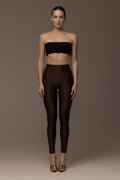Space brown leggings