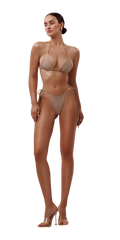 Tie bikini in nude