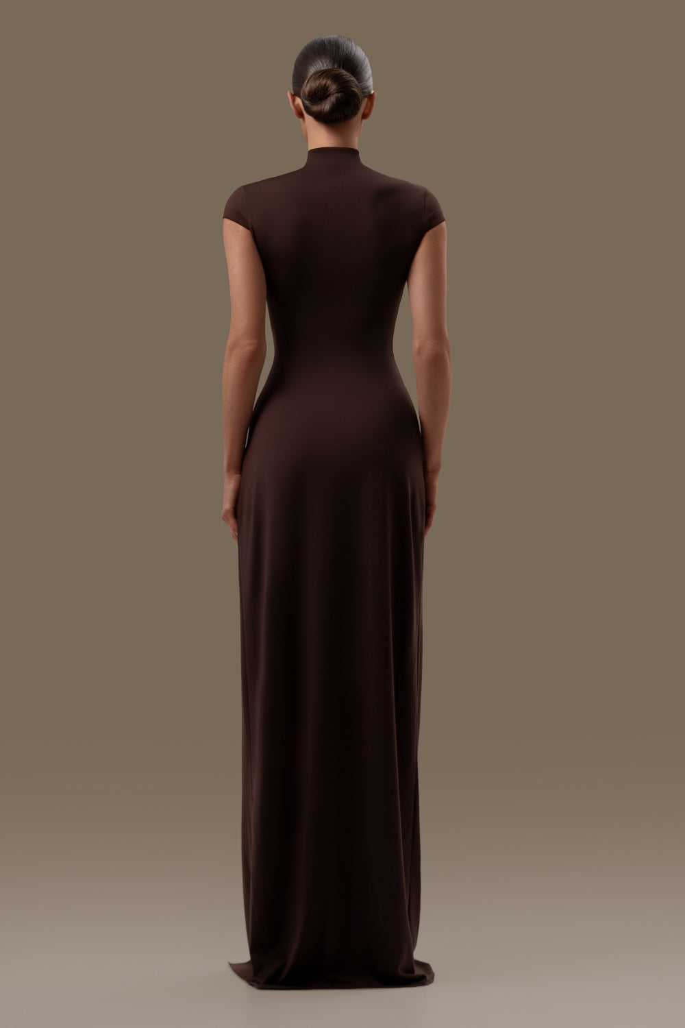 Tokyo dress in brown