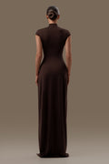 Tokyo dress in brown