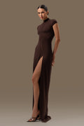 Tokyo dress in brown