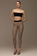 Warm nude leggings