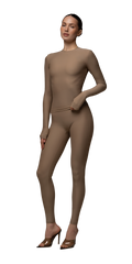 Warm nude long sleeve