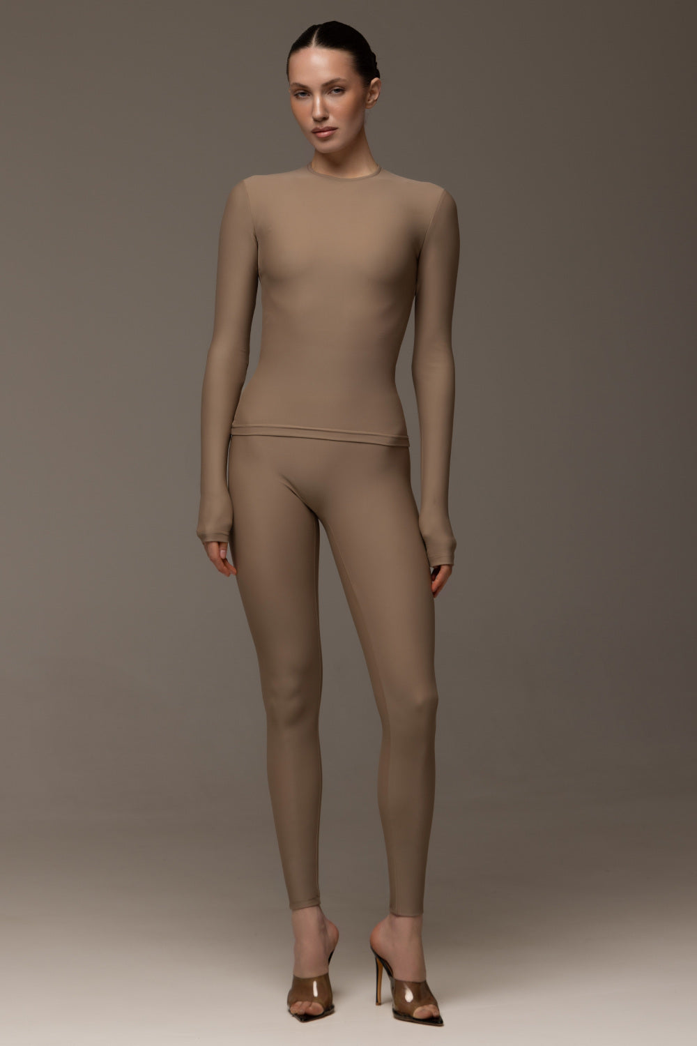 Warm nude long sleeve
