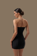 Black corset dress