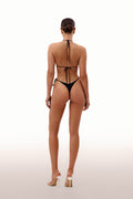 tie bikini in black